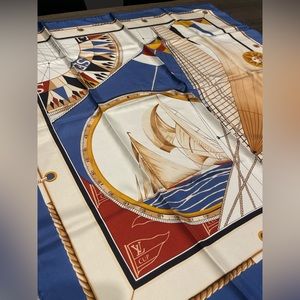 Louis Vuitton vintage silk scarf